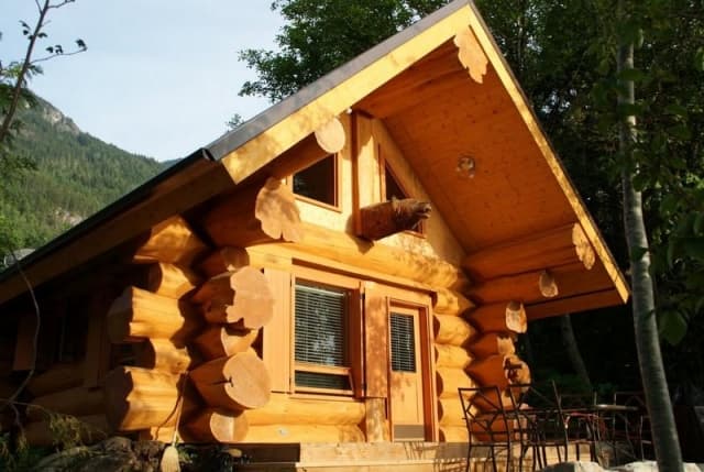 Olympic Legacy cabin at Porteau Cove Provincial Park.